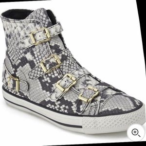 Ash ‘Virginia’ High Top Sneakers - Snake Skin